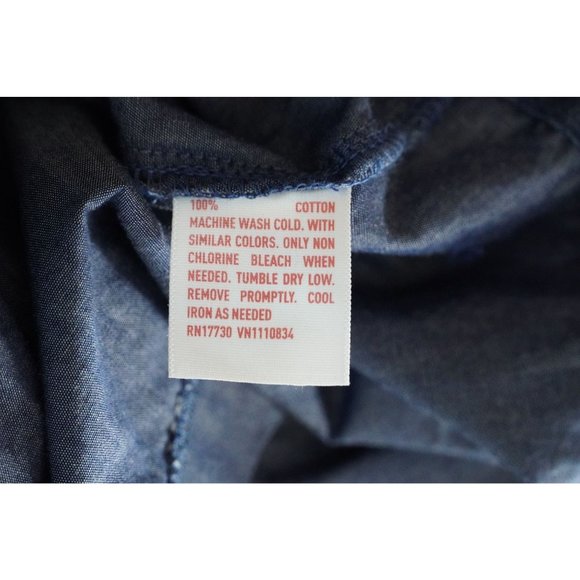 Mossimo Chambray Short Romper Womens Size XL Sleeveless Strapless - Picture 10 of 10